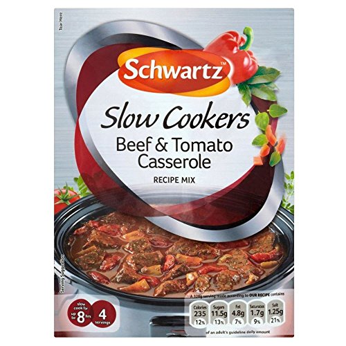 Schwartz Slow Cookers Beef & Tomato Casserole Recipe Mix (40g)