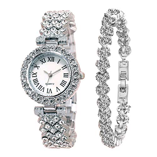 ساعة من بالاكو للنساء، بمينا فضية وسوار فضي، عرض تناظري، مرص...