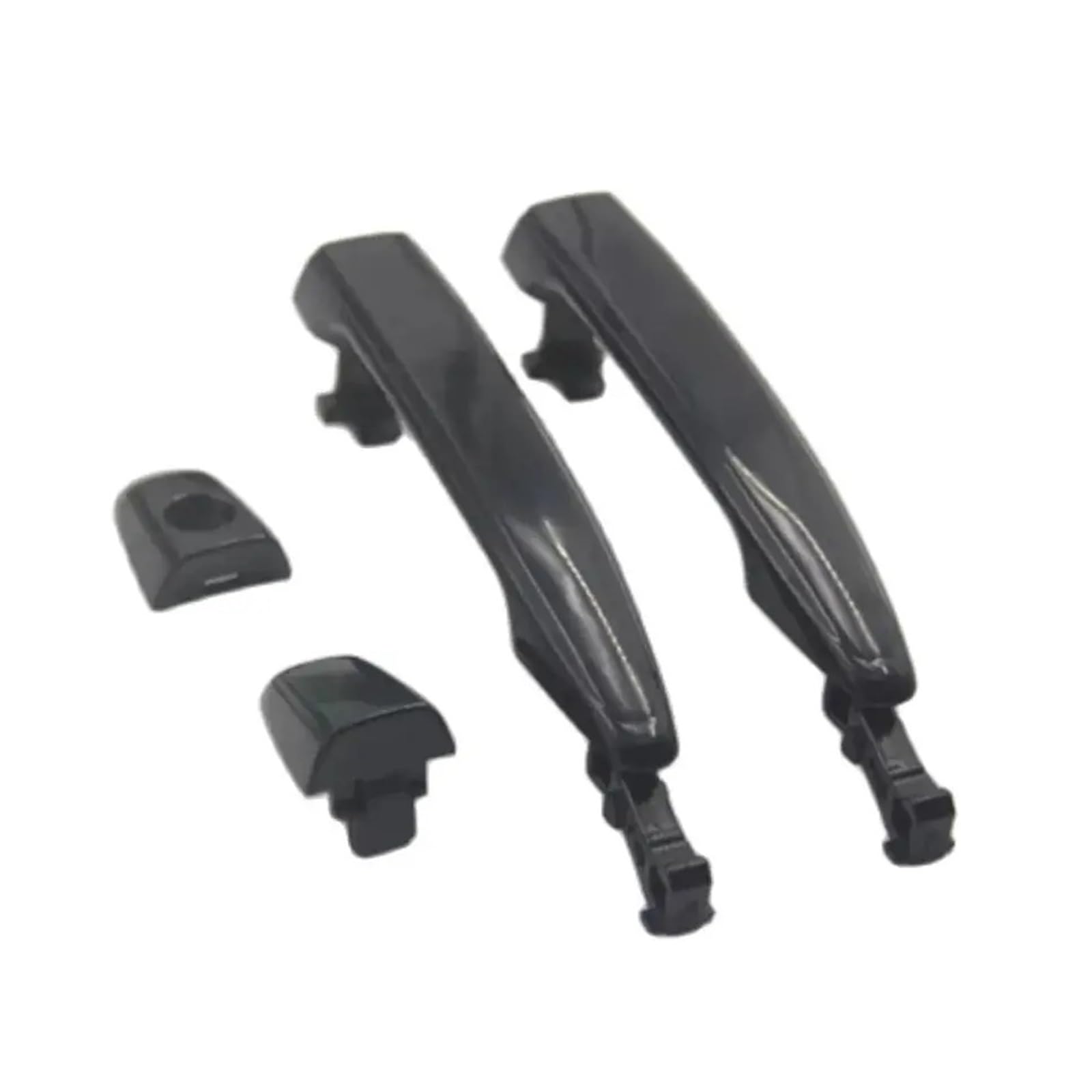 Hillar Black Door Outer Handle For Toyota For Camry For Avalon For Highlander For 4Runner Fj100 2002-2016 Exterior Door Handle(Black)