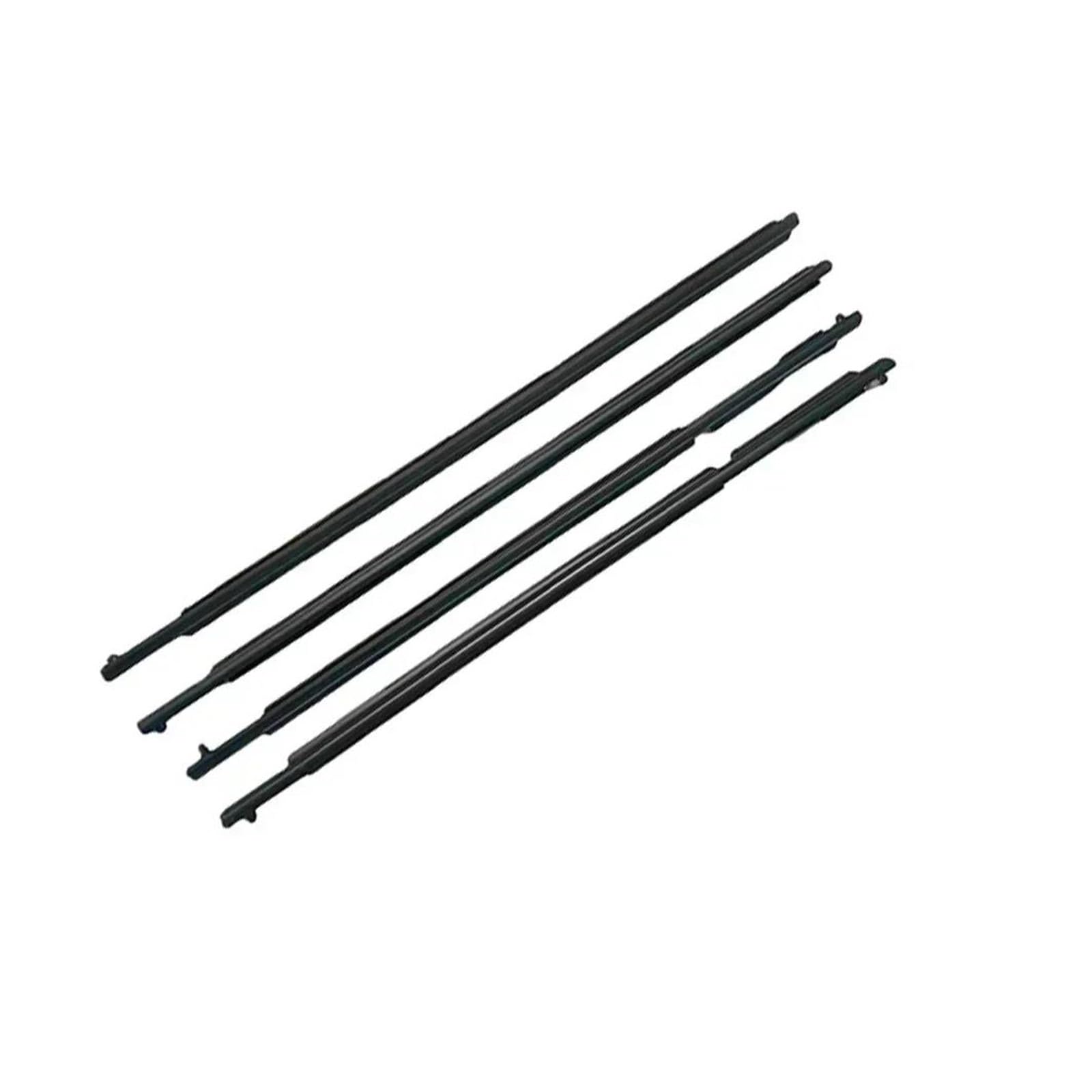 per Toyota per 4Runner 75711-35011 2009-2020 Guarnizione Protettiva per vetri Laminata Esterna Nera o cromata 4 Pezzi Guarnizione in Gomma per finestrino e portiera Auto