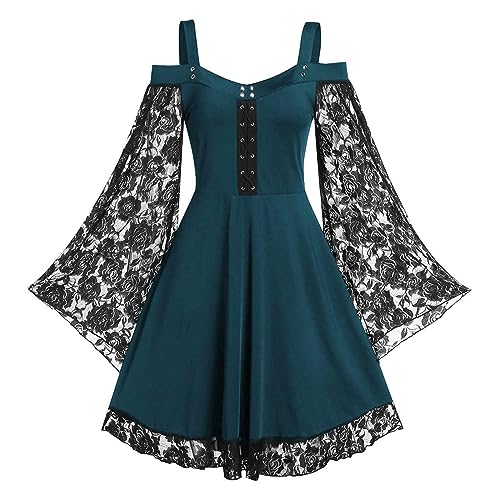 OIOLOYJM Witch Costume Women Sexy Plus Size Renaissance Vampire Gothic Halloween Costumes Woman 2025 Clothes Dresses