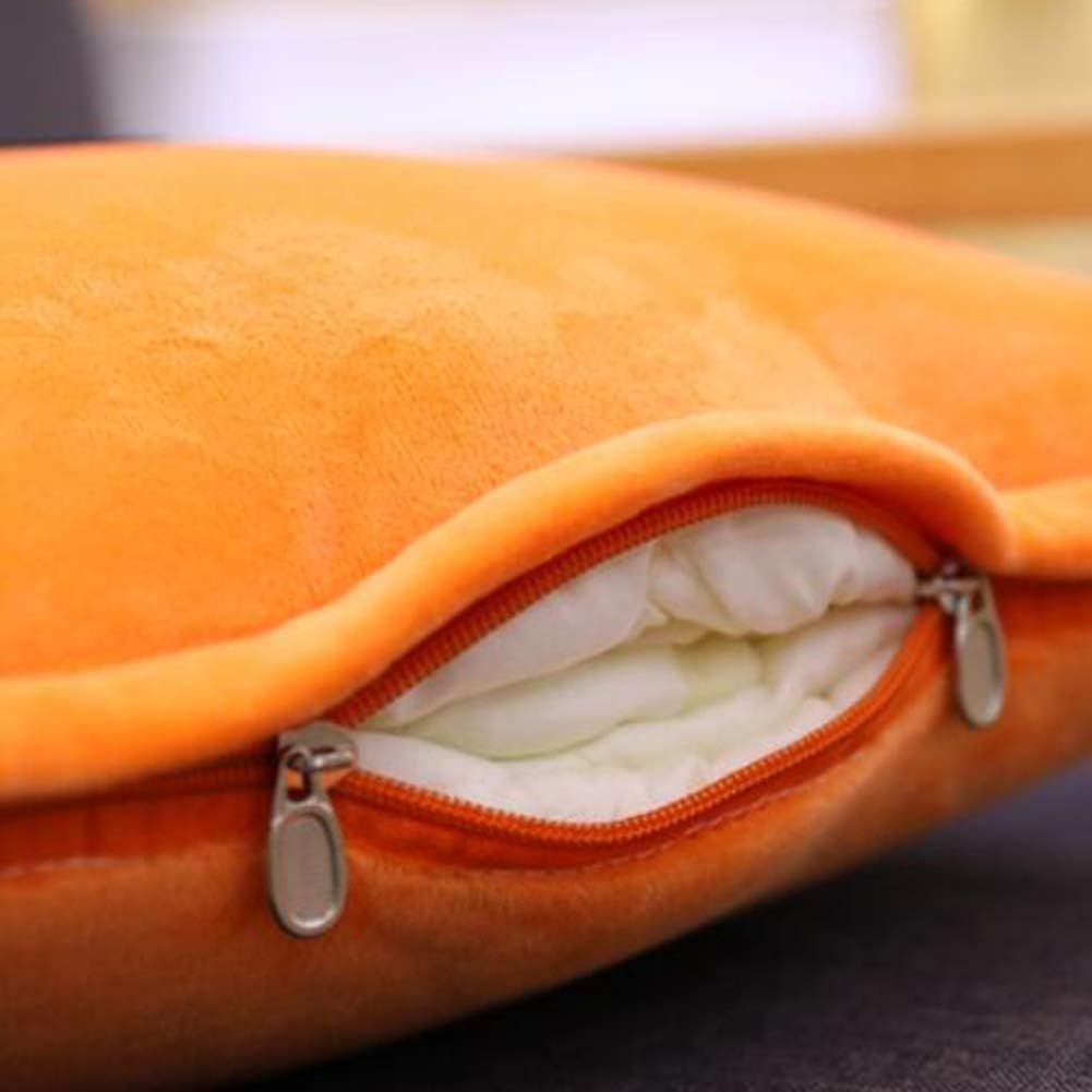 Decorative Throw Pillows Cute Cartoon Car Office Plush Pillow Folding Plush Waist Cushion Sleeping 2 In1 Pillow & Quilt (Cat, 50cm (Quilt: 1.5×1.8m))