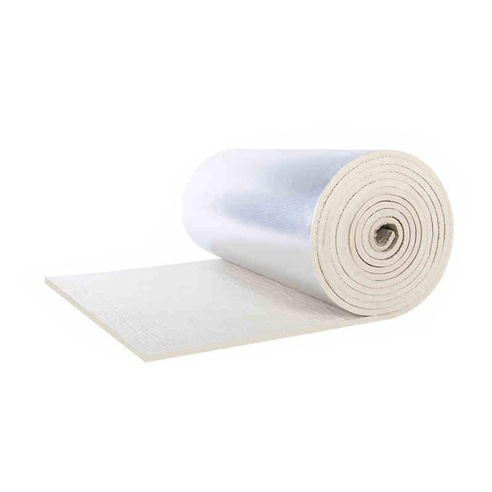 Aislamiento de lámina de aluminio autoadhesivo, capa de algodón insonorizada térmica, 10-30 mm de grosor, versátil para aplicaciones de techo, pared y suelo, 53.82 pies cuadrados