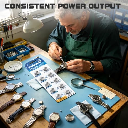 LR44 Watch Battery 1.5V: 357 Alkaline Coin 100 Pack — 사진 2