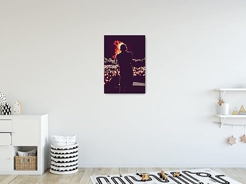 Miniatura 2 de Linkin Park Vocalist - Arte de pared para sala de estar y dormitorio, impresiones sobre lienzo, 1 pieza enmarcada o sin marco, regalo para mujeres y