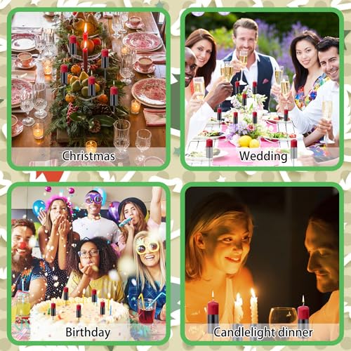 8 Pezzi Portacandele a forma di corona