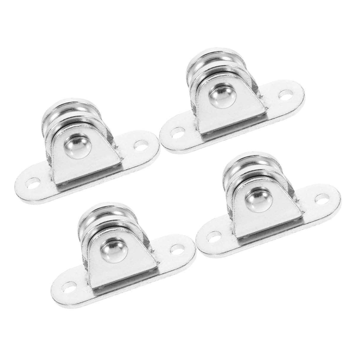Kichvoe Set 4 Pulegge per Sollevamento Ruota Girevole, Pulegge per Funi ad Alta Resistenza, Accessori per Tende a Baldacchino e Ombrelloni da Piscina, Attrezzatura per Sollevamento