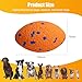 GREATRICH Interaktives Hundespielzeug Ball, Hundeball unzerstörbar Intelligenz, Spielzeug Hunde Balls, Robuster Balls für Hund, Schwimmend für Wasseraktivitäten, für alle Hunde geeignet, Orange