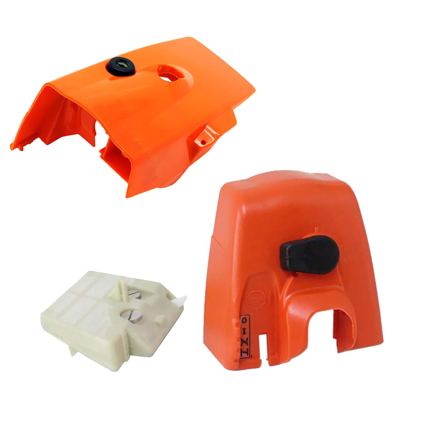 Couvercle de filtre à air et carénage moteur protégeant le cylindre MS260