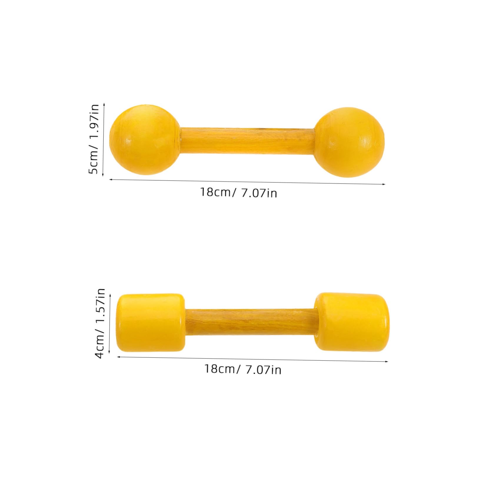 VANZACK 4pcs Dumbbells Weights for Early Educational Exercise Fitness Activities Designs