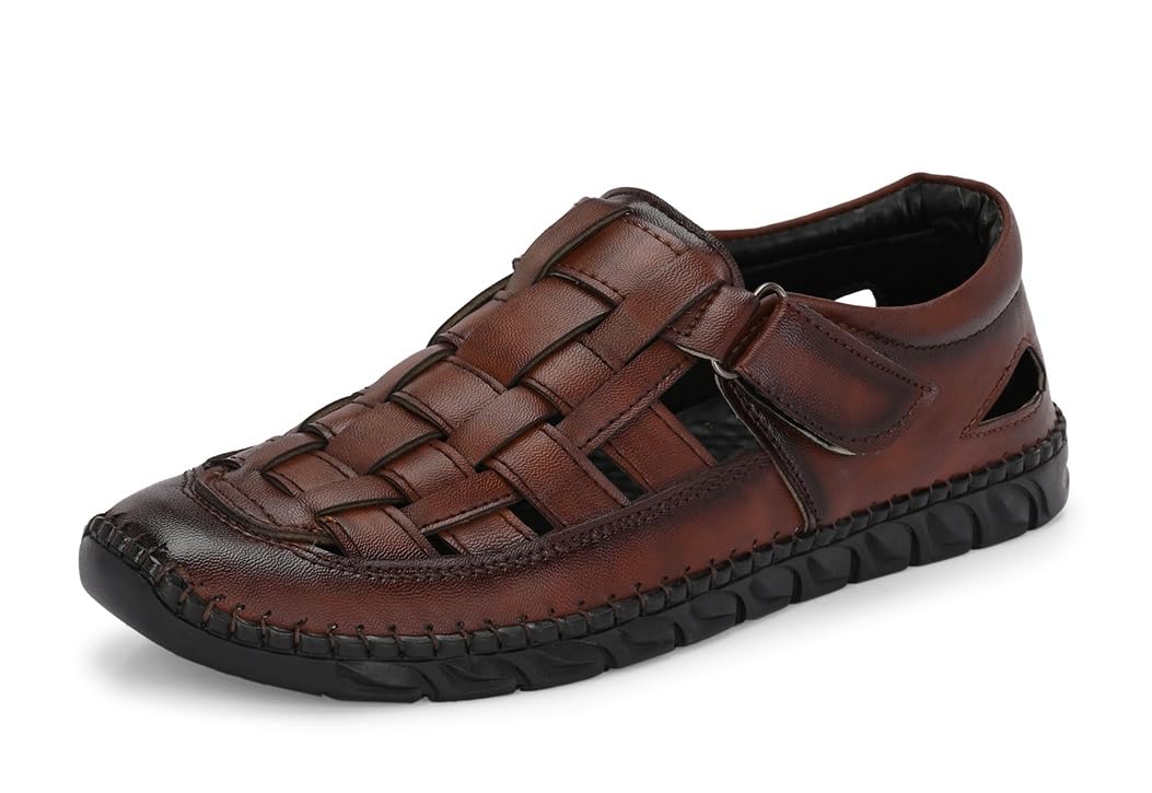 See full amazon price history chart for MACTREE Tan Polyurethane (PU) Velcro Fisherman Sandile for Men - 09 UK MACTREE Tan Polyurethane (PU) Velcro Fisherman Sandile for Men - 09 UK (B0CGMB5J9L) Amazon Price History, Amazon Price Tracker