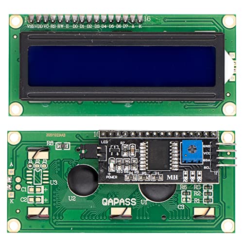 Catálogo para Comprar On-line Módulos los 10 mejores. 45 UNIT ELECTRONICS Modulo LCD 2X16 con I2C Display LCD HD44780 Retroiluminación Azul y Módulo conversor I2C para Arduino