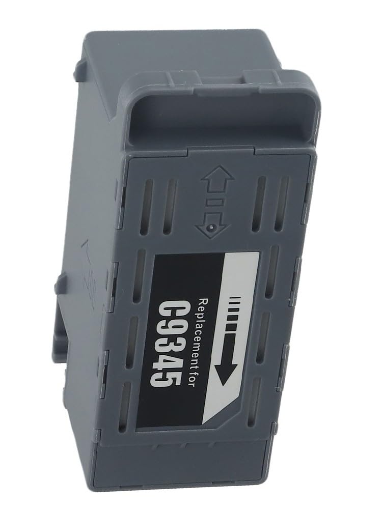 C9345 - Scatola di manutenzione per inchiostro di scarto per stampanti Et-5800/et-5850/et-5880/et-16600 Series Wf-7820/7830/7840 L15150/L15158/L15160/L15168, tampone in spugna grigio integrato, chip