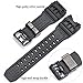 Resin Strap Compatible with Casio GWG1000 Mudmaster Men's Replacement Watch Band Stainless Steel Loop