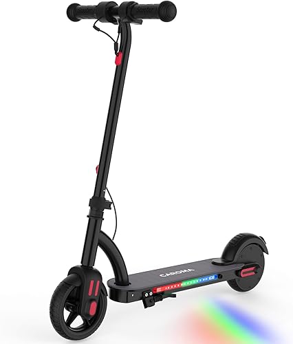 Caroma Patinete eléctrico de 350 W500 W para adultos, alcance de hasta 25 millas y 20 mph, neumáticos sólidos de 10 pulgadas, scooter eléctrico