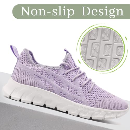 Image of Running Shoes for Women Slip On Tennis Walking Sneakers Sport Fashion Casual Workout Gym Athletic Hiking Nurse Non Slip Lightweight Breathable Trainers