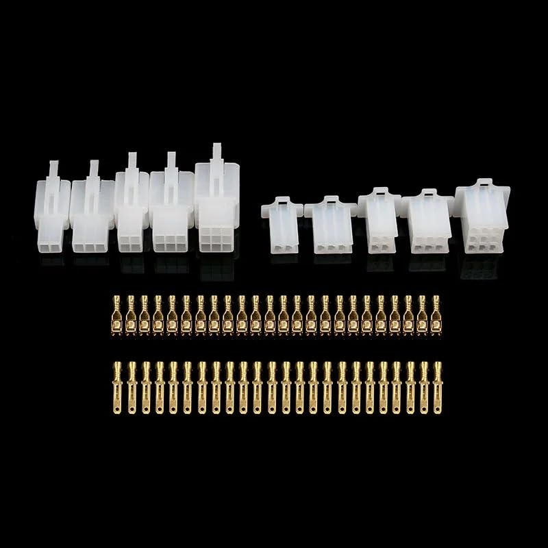 580pcs Car Motorcycle 2.8mm 2/3/4/6/9 Pin Automotive Electrical Male Female Cable Terminal Wire Connector Kit VUQLDHAYZ