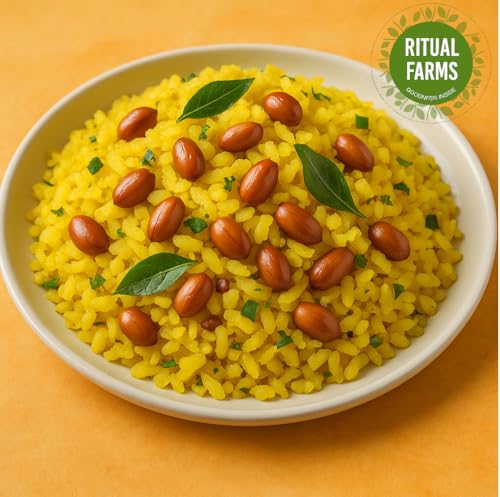 Image of RITUAL FARMS Unpolished Raw Peanuts | Groundnut | Moongfali | Sabut Mungfali | Singdana | Singhdana | Rich in Protein and Natural Healthy Snacks (500gm)