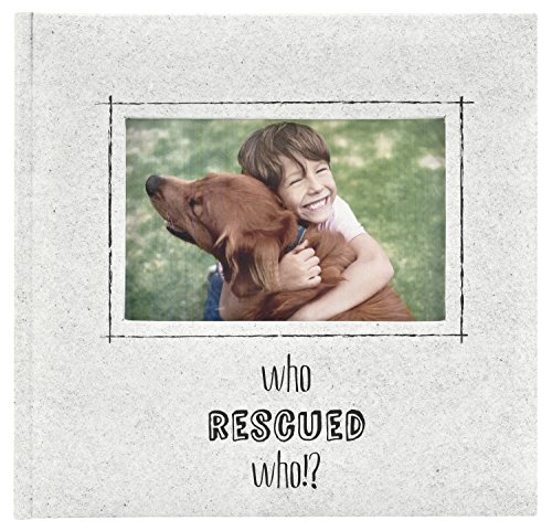 MCS Who Rescued Who? Photo Album Holds 200 4x6 Pet
