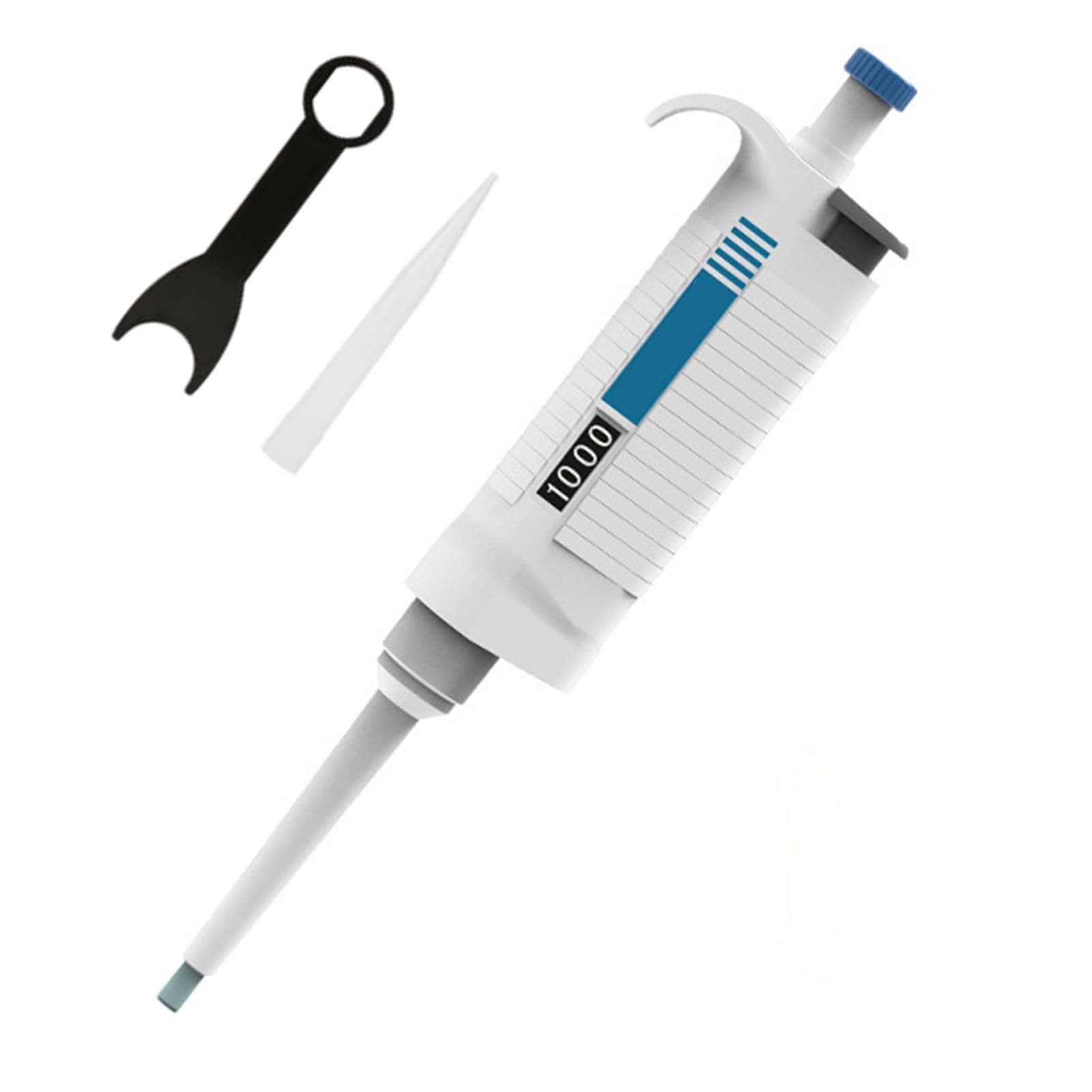 Micropipeta digital, pipeta de un solo canal, pipeta manual de 0,5-200 ul con cabezales de succión para investigación científica y médica