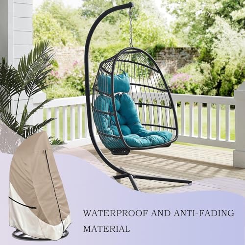 Fundas para silla de columpio de huevo protector de asiento individual 4