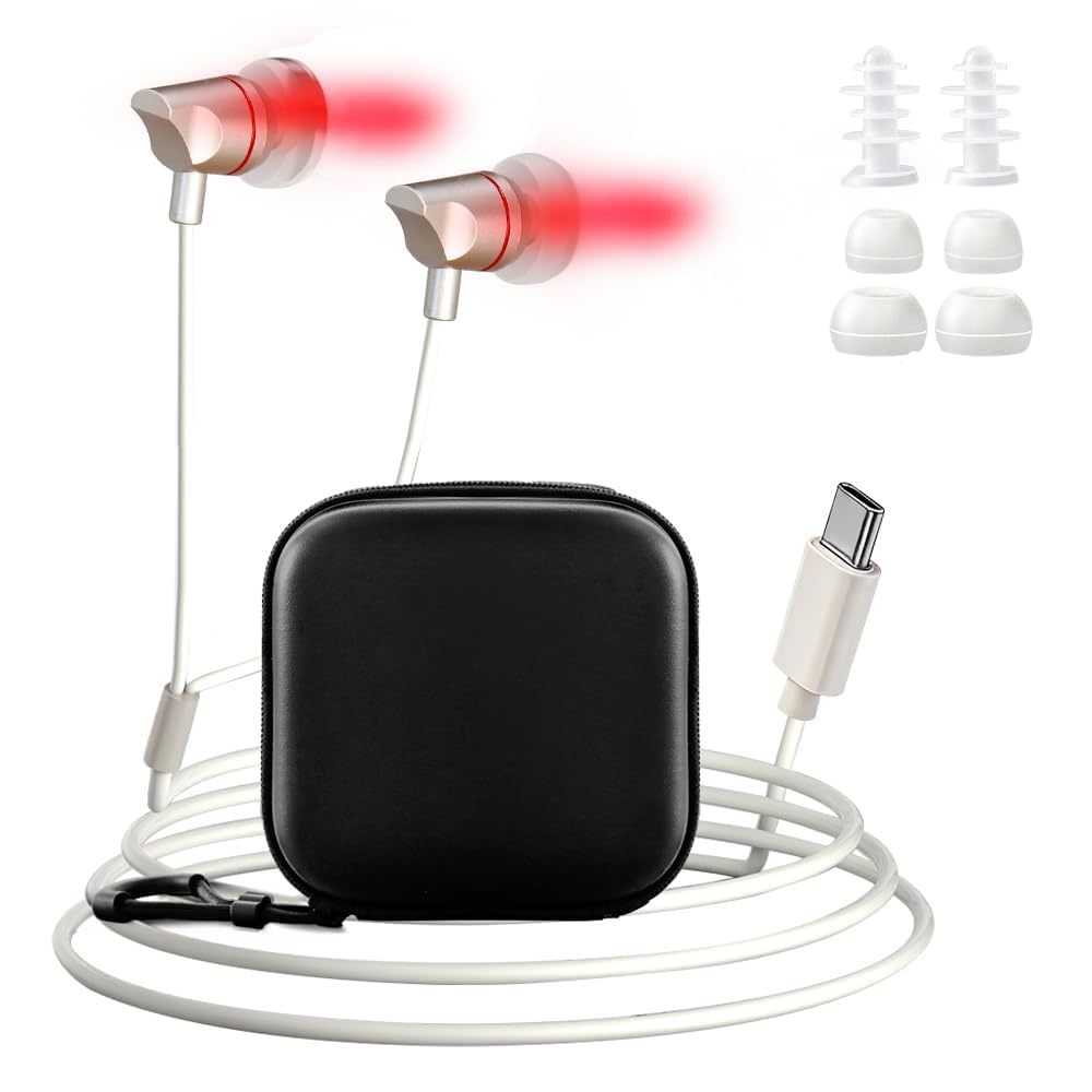 Photo 1 of 2026 Upgraded 2-in-1 Red Light Device for Ears & Nose, 650nm Ear & Nasal Light for Daily Ear Care & Comfort, Hearing Wellness Support, Type-C Powered Design