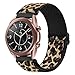 Vancle für Samsung Galaxy Watch 3 Armband 41mm Damen Herren,Nylon Verstellbares Ersatzarmbänder für Samsung Galaxy Watch 3 41mm Armband(Leopard)