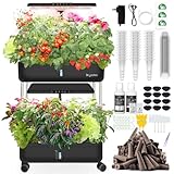 Plant More, Harvest More: Experience smarter indoor gardening with the DRYADES Hydroponic System! Featuring 22 pods per tier and an 180° adjustable LED panel, this compact setup delivers optimal light coverage for thriving herbs, leafy greens, strawb...