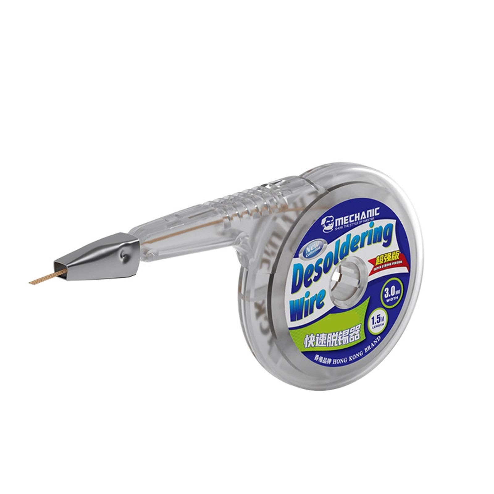 Yanzunlrn B Electronic Repair Strong Tin Suction Tape, For Small To Large Soldering Work For Accurate Electronic Repair Projects, Quick Solder Removal Twist