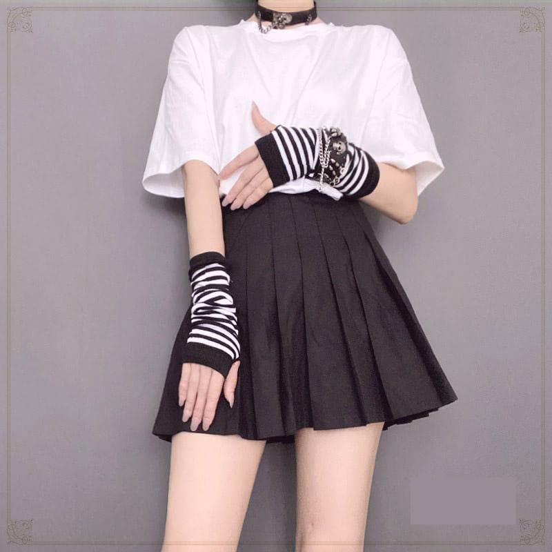 Black Lace Spiderweb Knee Socks Halloween Costume Girls Kids sizes (Child 12/13)