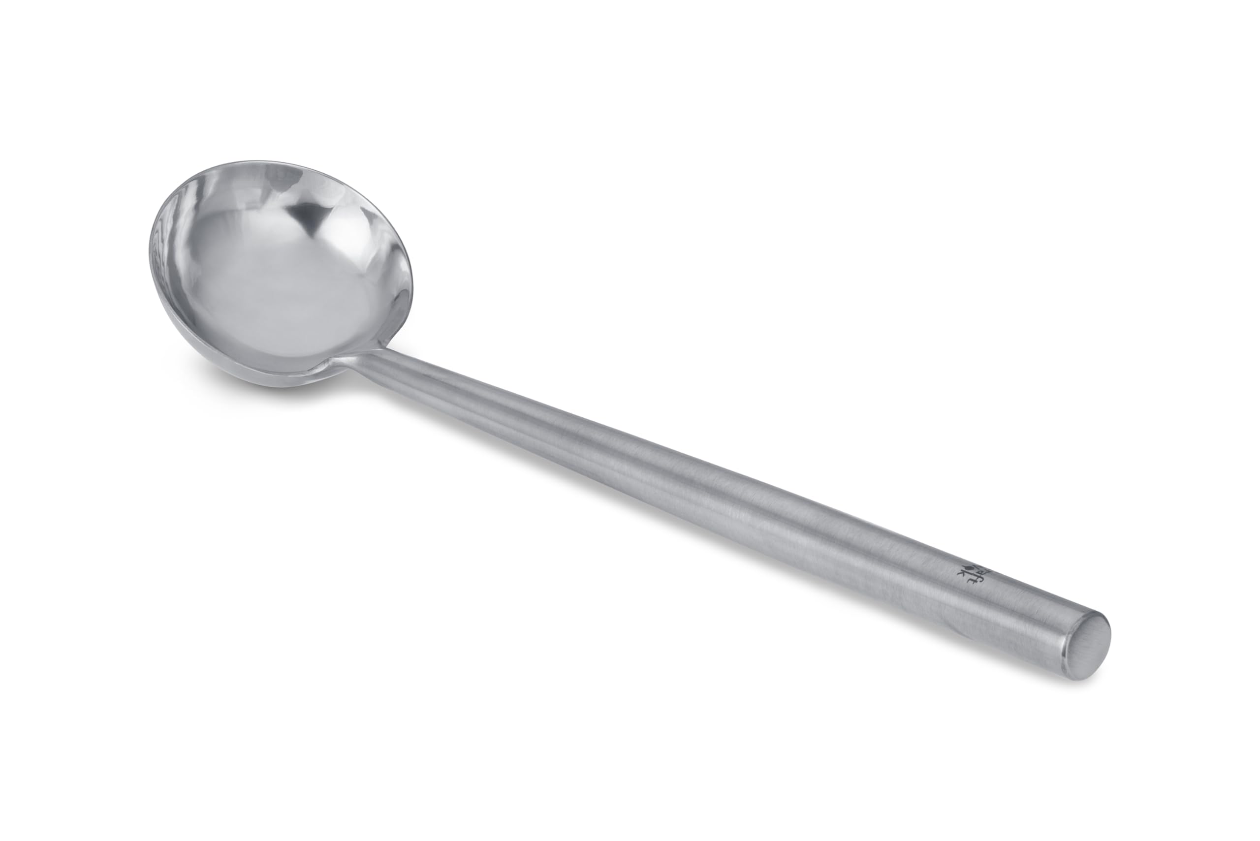 Craft Wok Small s/s Wok Ladle Stainless Steel Traditional Wok Hoak with Stainless Handle Professional Asian Kitchen Utensil for Stirring Serving / 732W93-1