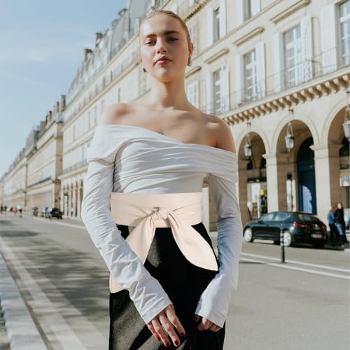 Women Obi Belt Fashion Wrap Around Wide Waistband Belt for Dress2