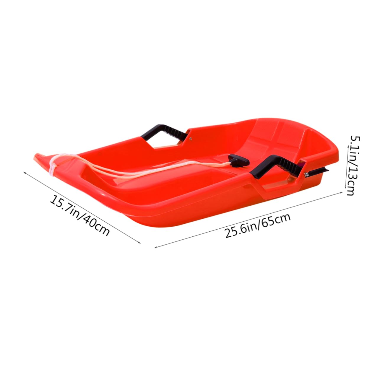 KOMBIUDA Luge à Neige Glisseur Hiver Extérieur pour Garçon Fille Et Adultes avec Poignée Antidérapante pour Glisser Librement