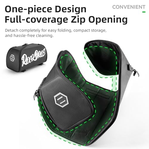 ROCKBROS One-Piece Folding Bike Rear Rack Bag 12L/15L with Strap - image 3