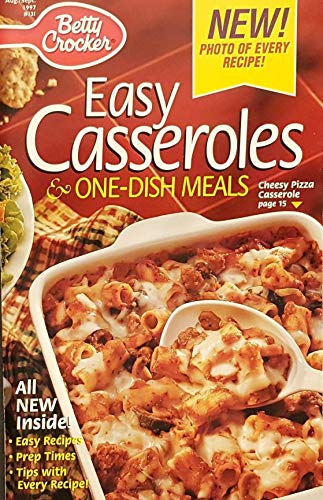Easy casseroles & one-dish meals (Betty Crocker... B0006QPKA8 Book Cover