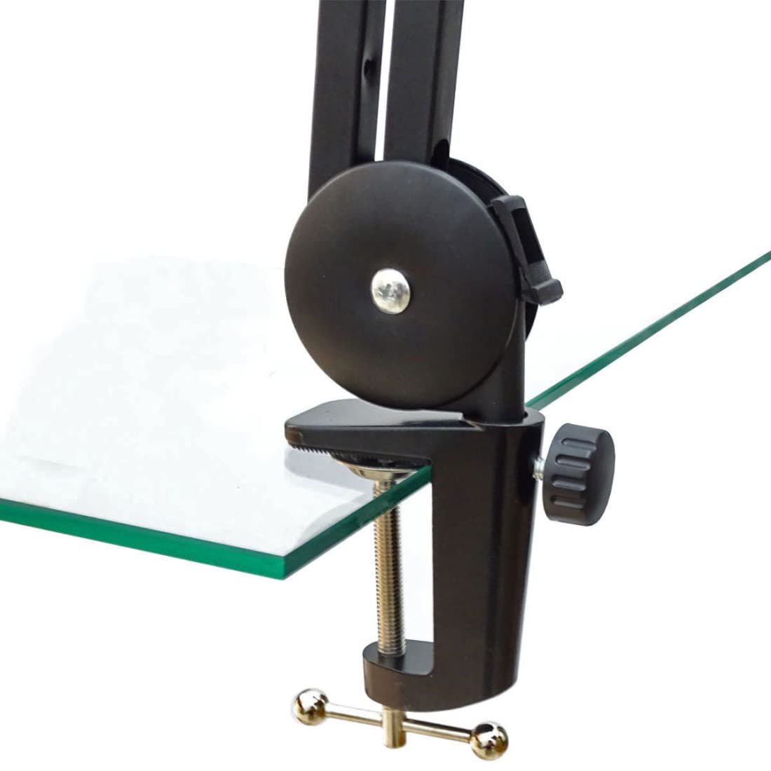 keepdrum MS138 Gelenkarm Tischstativ + MS088SV Mikrofon-Spinne Shockmount für Rode Mikrofone