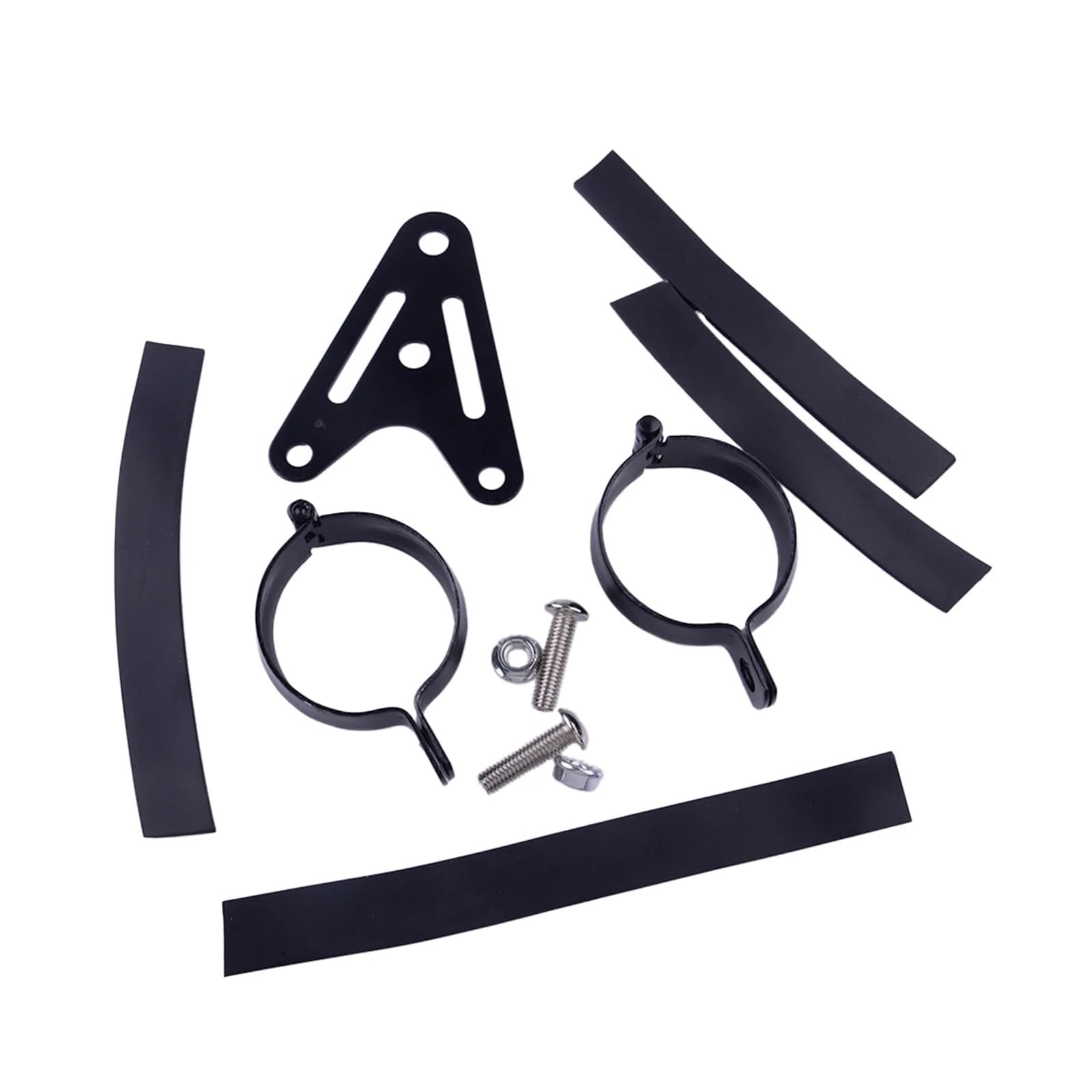 Bracket Light 54mm Universal Motorcycle Headlight Mount Bracket Front Fork Head Lamp Holder Kit Black