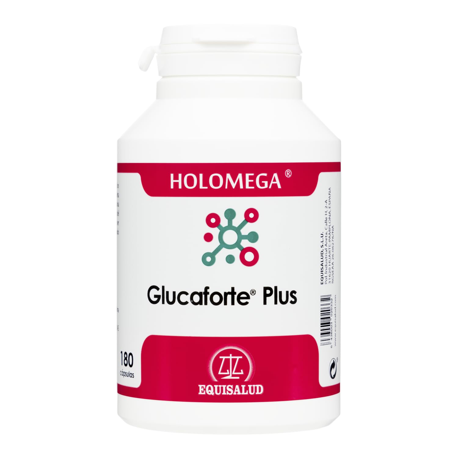HOLOMEGA GLUCAFORTE PLUS 180cap. – integratore alimentare in capsule, confezione da 180 capsule, consigliato come complemento di una dieta equilibrata e diventa un alleato affidabile all’interno della