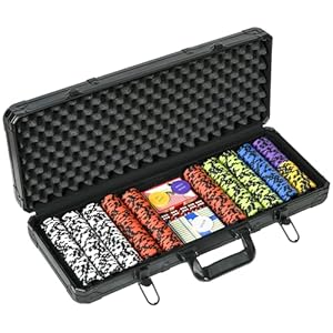 SPORTNOW Zestaw do Pokera z 500 Żetonami