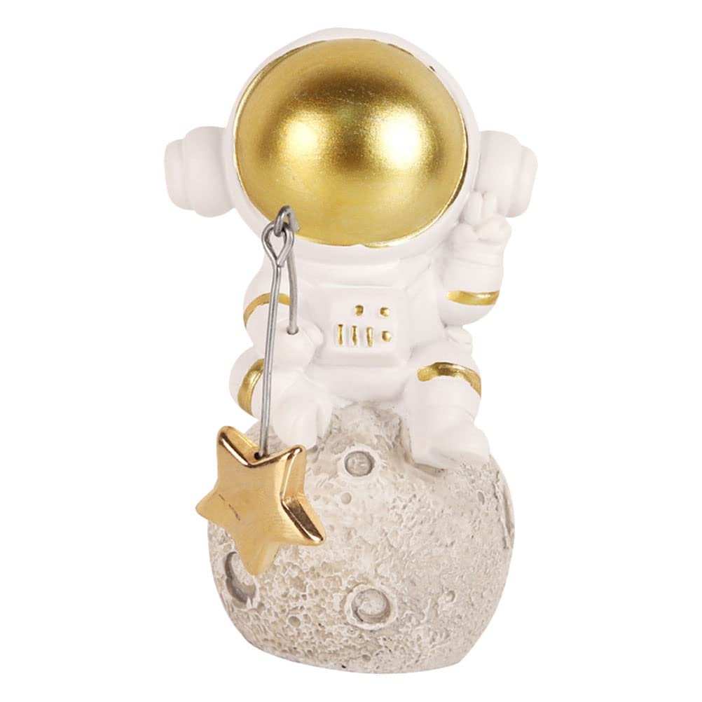 YardweStar Astronaut Statue Decor Astronaut Sculpture Decor Astronaut Figurine Decor