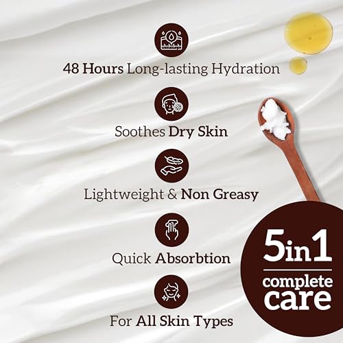 Image of Inatur Shea Butter Body Lotion 200ml - Moisturizer for Deep Nourishment | Reduces Scars & Blemishes | Organic Care for Face & Body | Hydrating Lotion