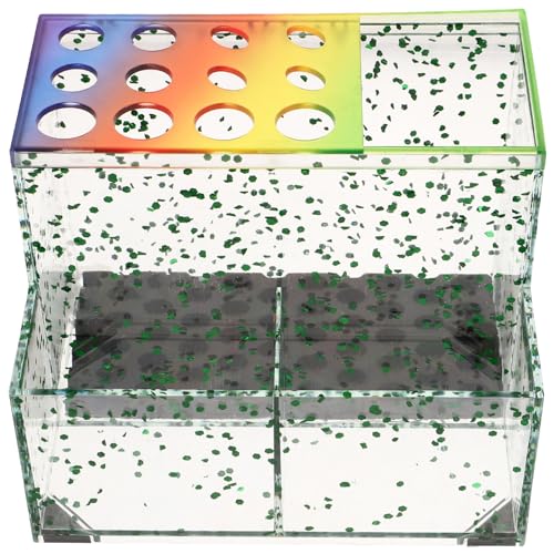 CLISPEED Anti-slip Tool Box for Scissors Hair Stylist Barber Scissor Storage Holder