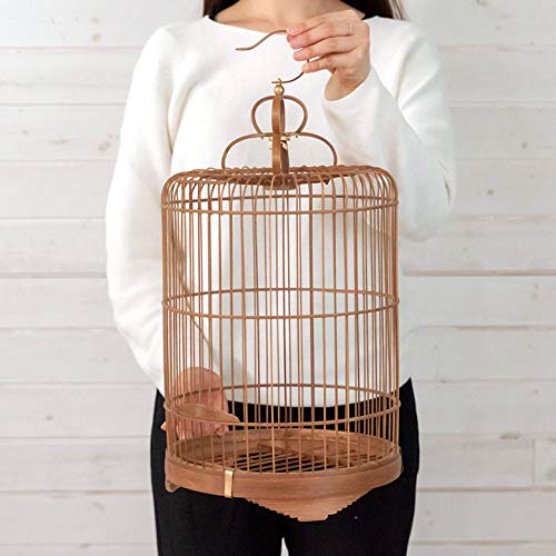 Amazon | ディスプレイ用 鳥かご 竹 バンブー ナチュラル 40cm 吊り