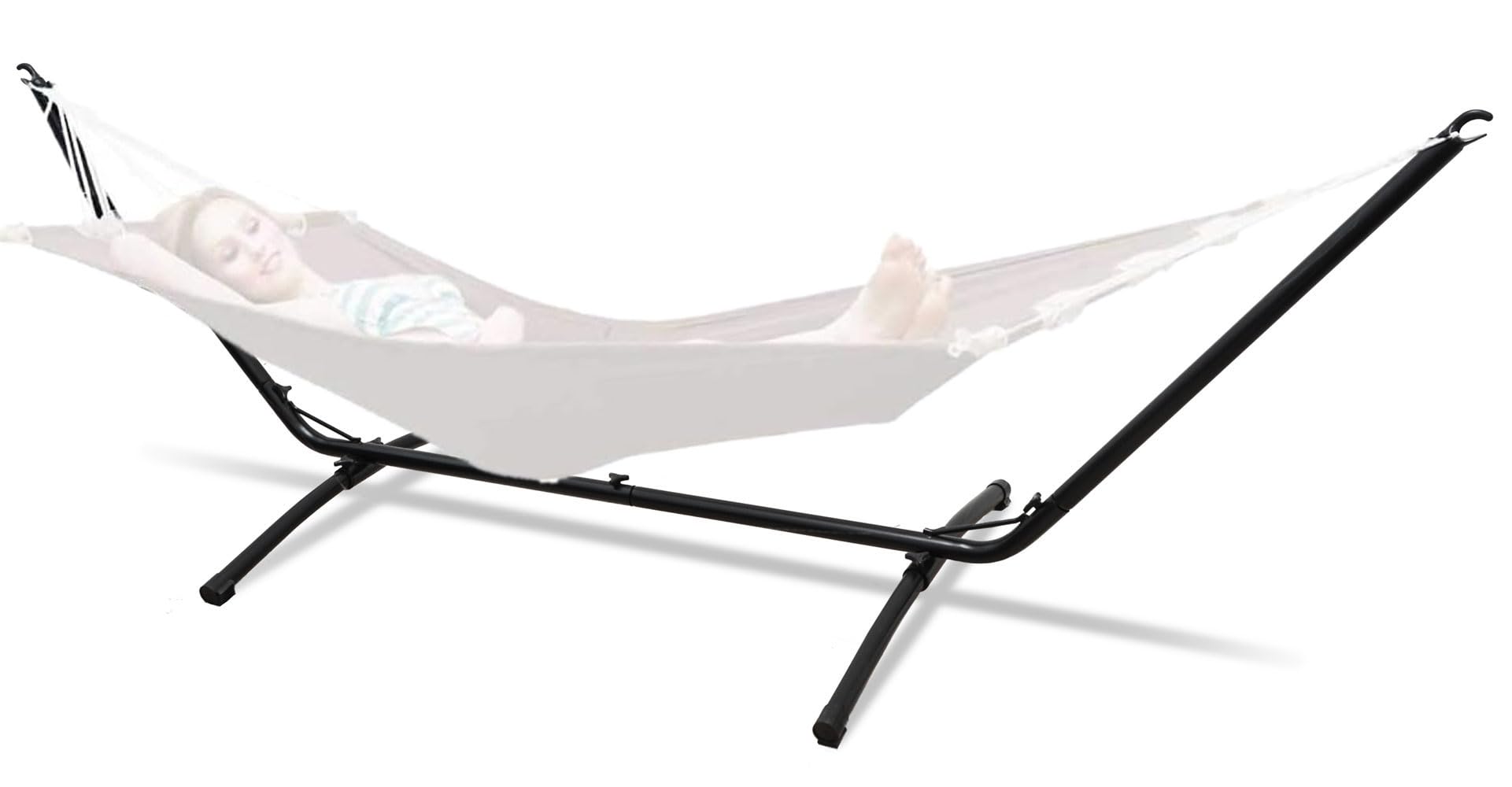 Supporto Per Amaca Da Giardino AMANKA - Struttura Metallica 310x100 Cm Per 2 Persone, Fino A 120 Kg - Foto 7