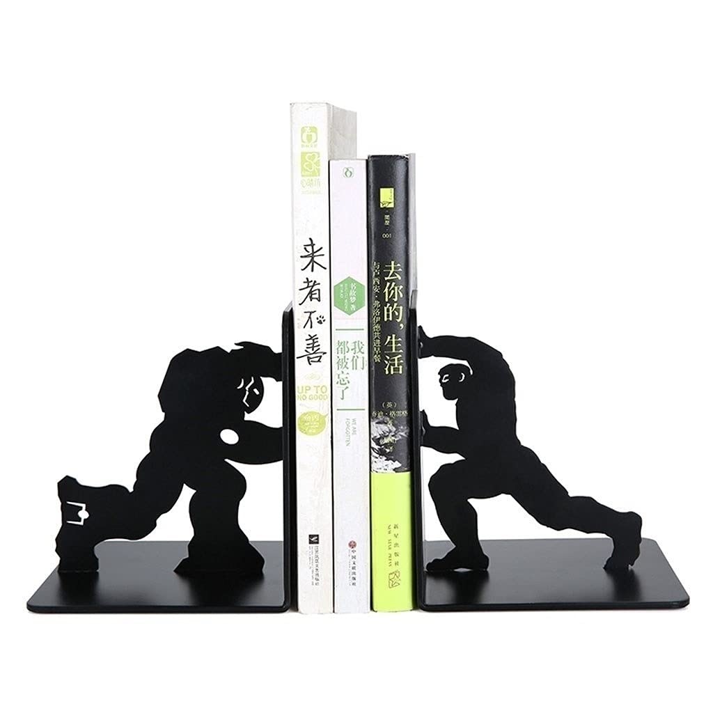 Sujetalibros Tapón para libros Sujetalibros creativos de superhéroes Soportes para libros para estudiantes Estantes para libros de hierro y metal para mesa Suministros de papelería de oficina Sujetali