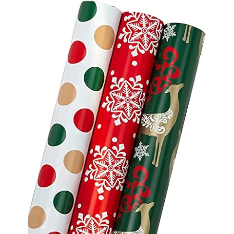 Holijolly Rollo de Papel de Regalo Navideño Cover