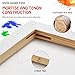 Stretched Canvas for Painting - 8x10 Inch/20 Canvas Value Pack - Triple Primer Acid Free 100% Cotton Blank Canvas for Painting Supplies Oil and Acrylic Pouring Art Watercolor