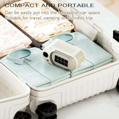 Máquina portátil para fabricar hielo con doble alimentación miniatura 4