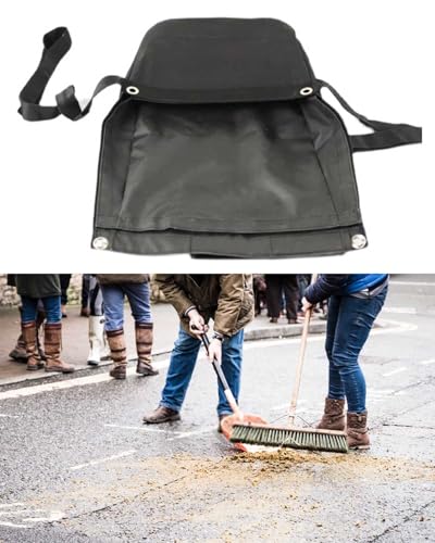 ZIMGOD Oxford Cloth Horse Manure Bag with Waterproof Lining, Outdoor Street Horse Poop Organizer for City Scenic Area, Easy Cleaning Pony Manure Bag(Medium)