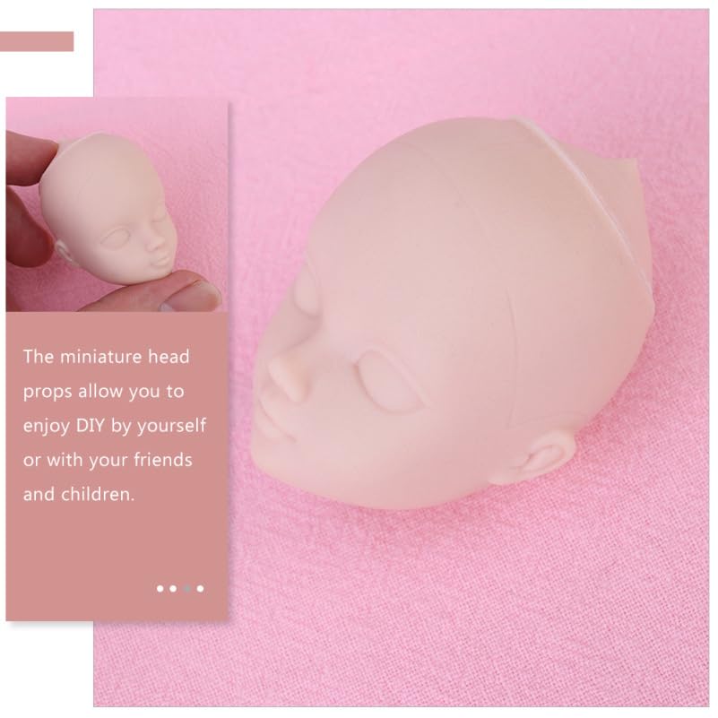 Soft Plastic Practice Makeup DIY Doll Head For 11.5" Doll Heads For 1/6 BJD Doll's Practicing